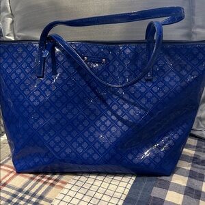 Kate Spade Shiny Blue Tote Bag